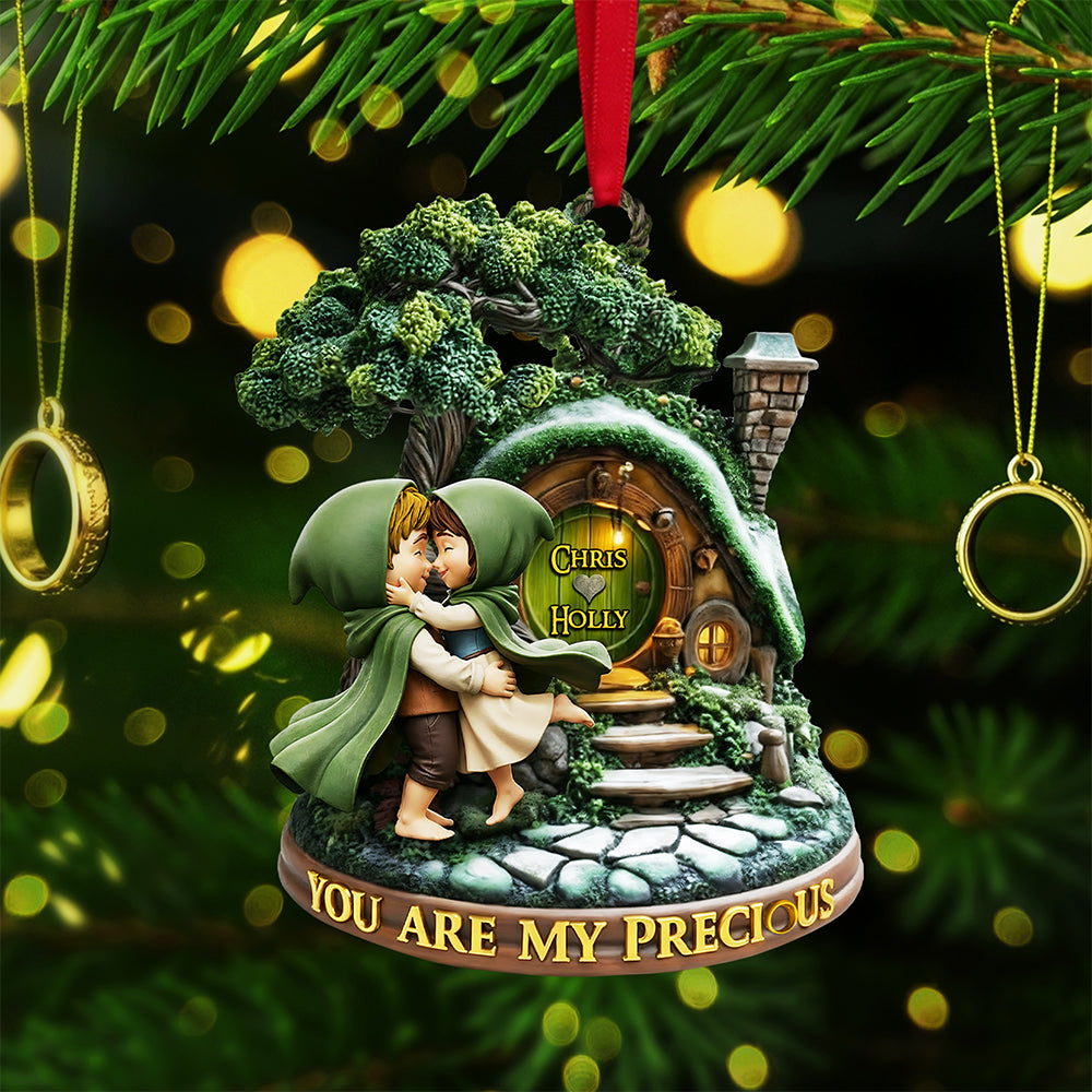 Couple At Fantasy Home Christmas Ornament, Personalized Gifts For Couple 03qhta180925