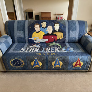 Space Adventure Quilted Sofa Cover, Personalized Gifts 03QHDT030226