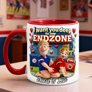 Playful Athletic Couple Mug – Personalized Gift For Sporty Couples 03HULU120126