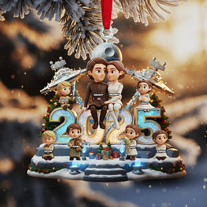 Family Custom Shape Acrylic Ornament, Personalized Gifts For Christmas 03pata171025