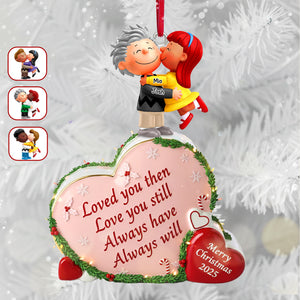 Personalized Gifts For Couple Christmas Acrylic Ornament 03tgmg041125