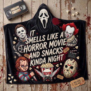 Creepy Halloween Legends Hooded Blanket Personalized Gifts For Horror Lovers 03PATA170826