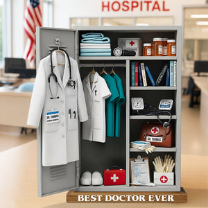 Doctor Personal Locker Acrylic Plaque - Personalized Gifts For Doctor 01qhdt070625-Homacus