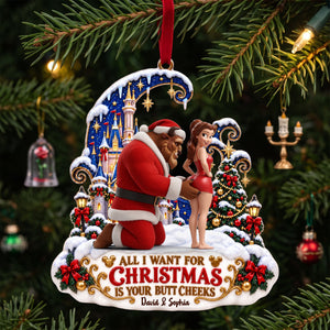 Naughty Fairy Tale Couple Christmas Ornament - Personalized Gifts For Couple 01ohlu220926