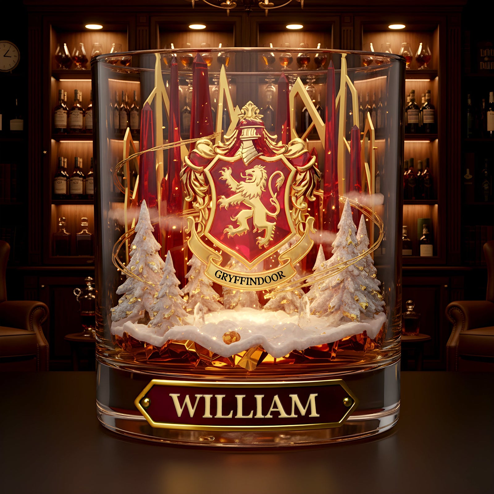 Mystic Academy Round Glass - Personalized Gifts For Fantasy Lovers 02PALU221125