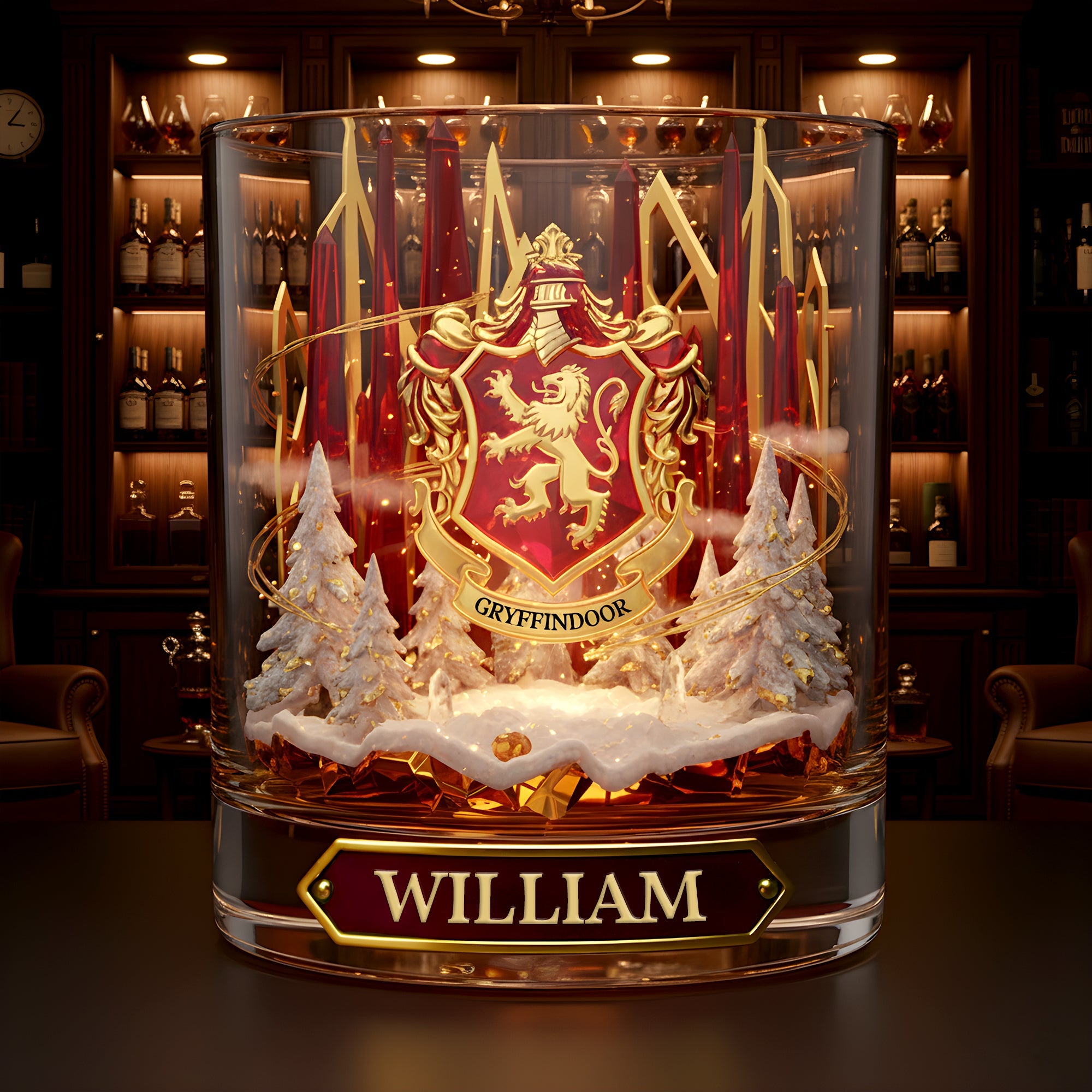 Mystic Academy Round Glass - Personalized Gifts For Fantasy Lovers 02PALU221125