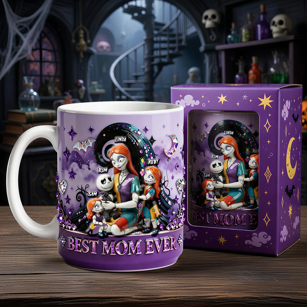 Spooky Queen Family Coffee Mug - Personalized Gifts For Mom 02OHDT100426