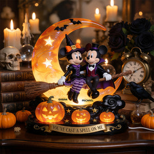 Couple Halloween Acrylic Light Box Personalized Gifts For Couple 06PGDT010826