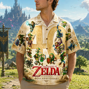 Legendary Adventure 40th Anniversary Hawaiian Shirt - Personalized Gifts 02nalu020626