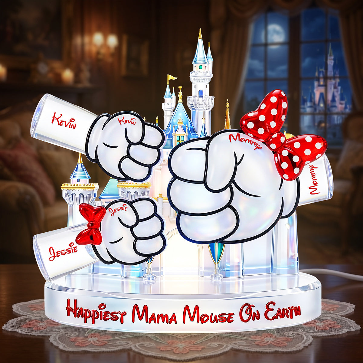 Happiest Mama On Earth Light Box - Personalized Gift For Moms 04NATA110426