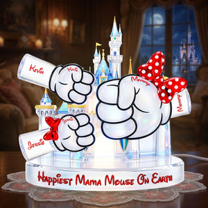 Happiest Mama On Earth Light Box - Personalized Gift For Moms 04NATA110426