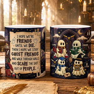 Ghost Friends Coffee Mug - Personalized Gifts For Besties 06nadt300726