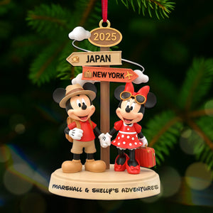Personalized Gifts For Traveling Couple Christmas Ornament 05namg301025