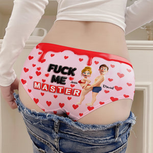 Playful Pinky Couples Brief - Personalized Gift For Her 01OHLU291125