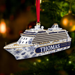 Road Trip Cruising Ornament - Personalized Gifts For Cruising Lovers 05PGLU041025