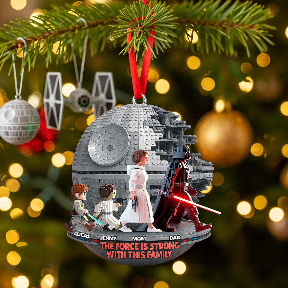 Personalized Gifts For Family, Christmas Family Acrylic Ornament 02ohtn080925
