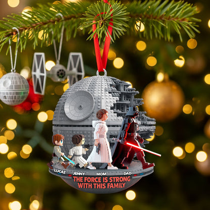 Personalized Gifts For Family, Christmas Family Acrylic Ornament 02ohtn080925