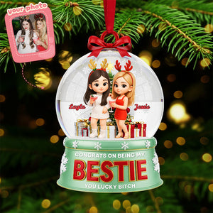 Personalized Gifts For Christmas, Bestie Custom Photo Acrylic Ornament 02pgta230925