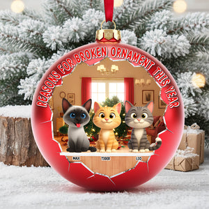 Adorable Cats Acrylic Ornament - Personalized Gift For Cat Lovers 01OHTN101125