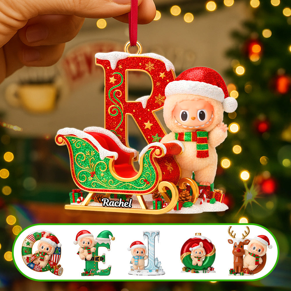 Alphabet Christmas Ornament - Personalized Gifts For Christmas 02NAMG040925
