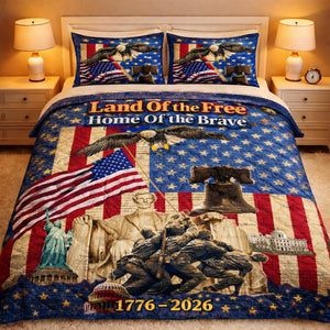 Celebrating America’s 250th Anniversary - Quilt Bedding Set Special Line 06HUQN270126