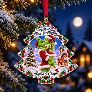 Romantic Couple Christmas Ornament - Personalized Gifts For Couple 01tylu101026