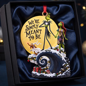 Spooky Christmas Duo Ornament - Personalized Gifts For Couple 07ohdt161026