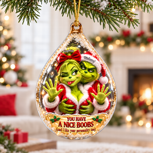 Furry Mischief Couples Acrylic Ornament - Personalized Christmas Gifts For Couples 07ohqn141026