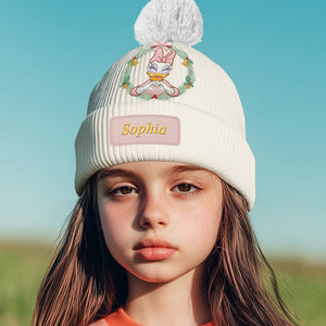 Cute Cartoon Bobble Beanie Hat - Personalized Gifts For Kids 04pgqn131025