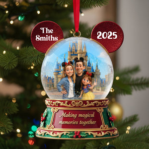 Custom Photo Gifts For Family Christmas Ornament 04pglu240925