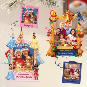 Personalized Gifts For Family - Custom Photo Christmas Acrylic Ornament 03hymg061125