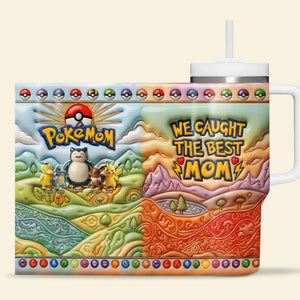 Lovely Magical Mom 40oz Tumbler With Handle - Personalized Gifts For Moms 02QHQN030426