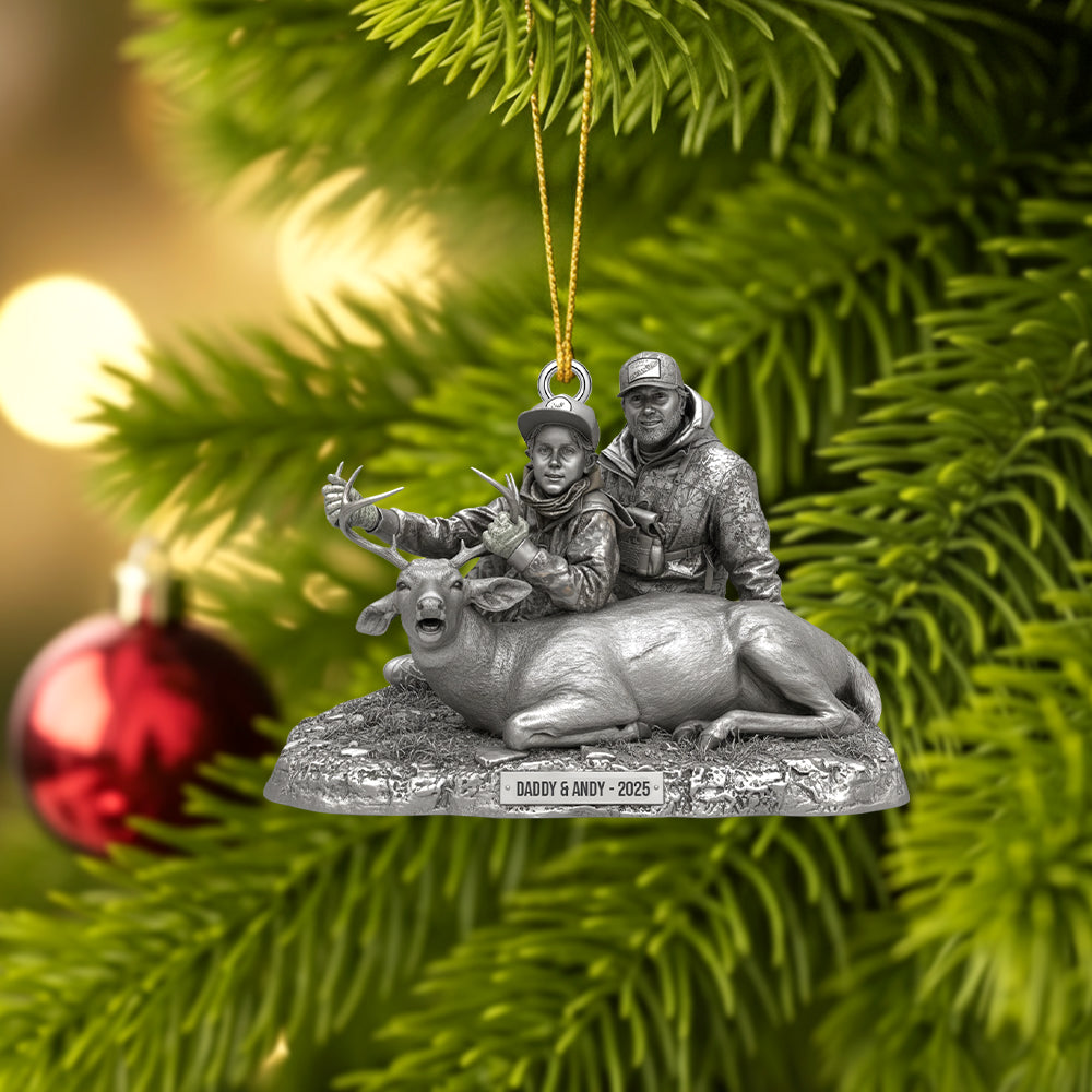 Hunting Trophy Moment Christmas Ornament, Personalized Gifts For Hunting Lovers 01qhtn290825