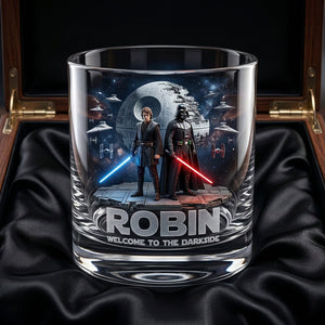 Space Adventure Round Glass - Personalized Gifts For Sci-Fi Lovers 06palu100326