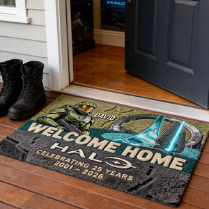 Sci-Fi Hero Anniversary Doormat – Personalized Gift 06qhqn120226