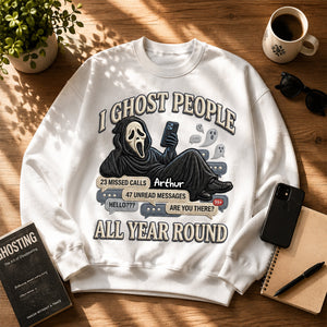 Ghosting All Year Shirt - Personalized Funny Gifts For Horror Movie Lovers 01todh140826