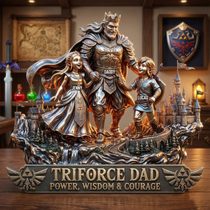 Fantasy King Dad Acrylic Plaque - Personalized Gifts For Dads 04QHTN150526
