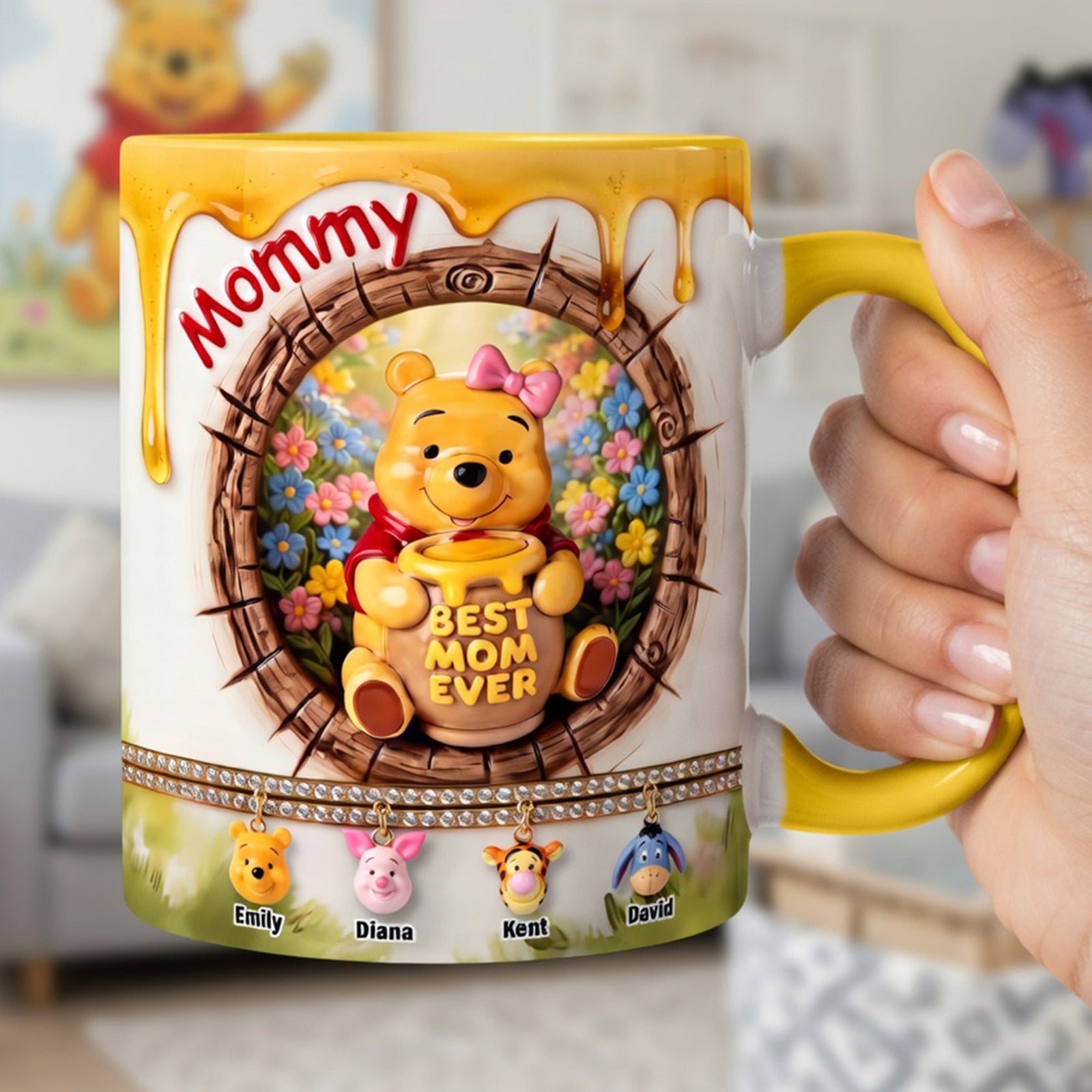 Best Mom Ever Coffee Accent Mug - Personalized Mother's Day Gifts 01TYQN020426