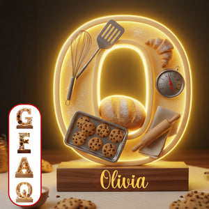 Sweet Bakery Alphabet Letter Light Box - Personalized For Bakers 02HYMG011125