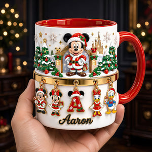Cute Alphabet Christmas Accent Mug - Personalized Christmas Gifts 05tydt240926