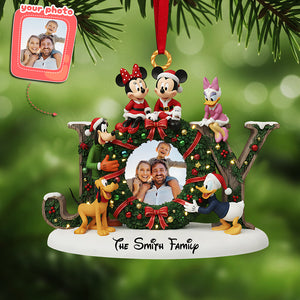 Custom Photo Family Acrylic Ornament, Personalized Gifts For Christmas 01kita161025