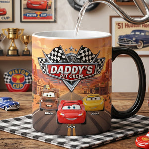 Daddy's Crew Magic Ceramic Coffee Mug - Personalized Gifts For Dad 04natn070526