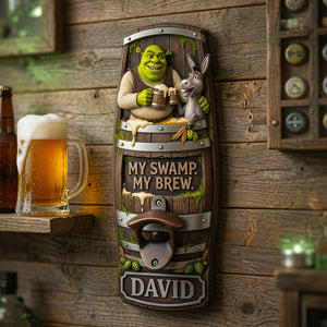 Woodland Ogre Wall Hanging Bottle Opener - Personalized Gift 04HADT210726