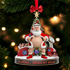 Game On Santa! Christmas Ornament Personalized Gifts For True Fans 03OHLU211025