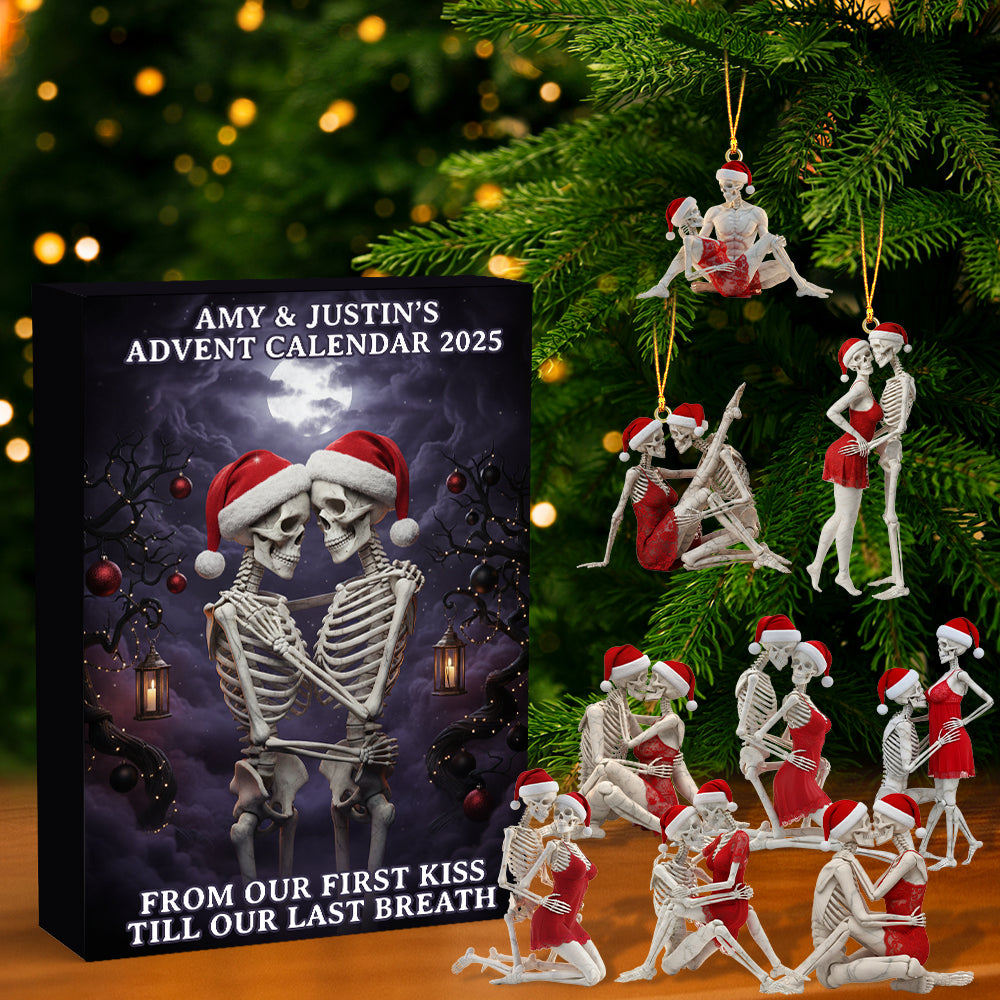 Personalized Gifts For Couple Christmas Advent Calendar Blind Box 02natn171025
