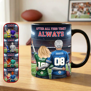 Sport Lover Couple Coffee Mug - Personalized Gifts For Couple Sport Fans Coffee Mug 01HUMG241125