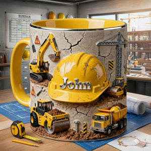 Contruction Worker Coffee Accent Mug - Personalized Gifts For Construction Workers 02hymg311225