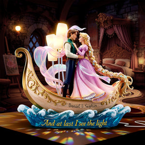 Romantic Couple Acrylic Light Box -  Personalized Gifts For Couple 04pglu011225