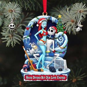 Couple's Hearts United Ornament - Personalized Gift For Couples 03HULU290925