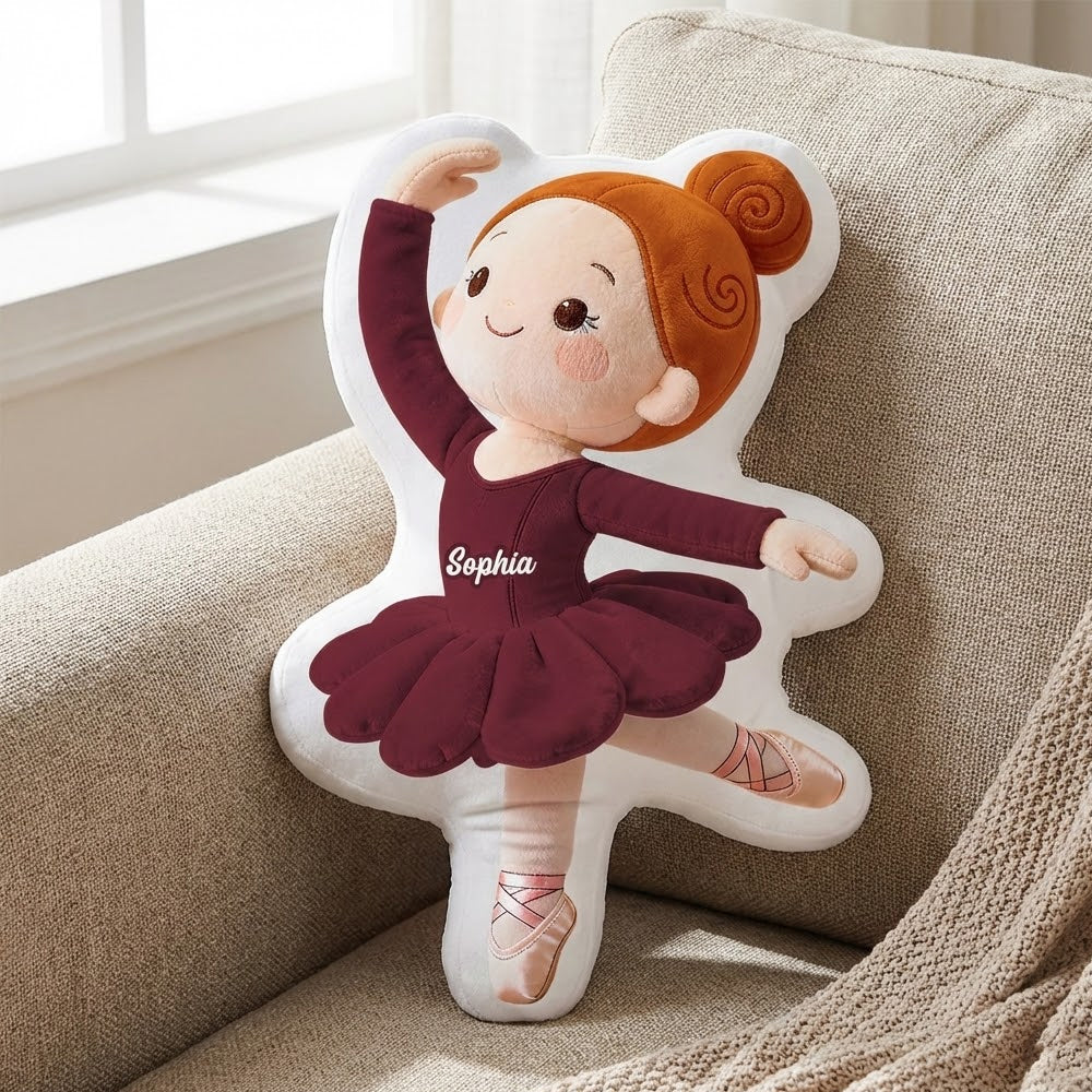 Personalized Gifts For Ballet Dancers Shaped Pillow 04qhtn241225
